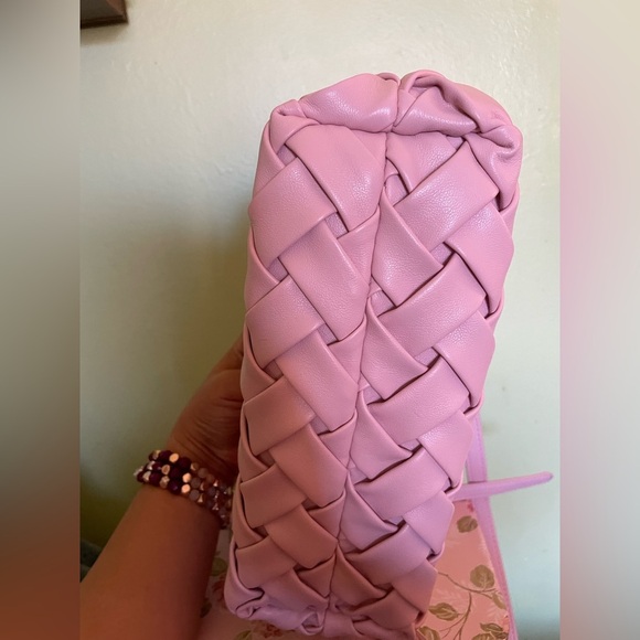Pink Woven Handbag - Picture 5 of 6